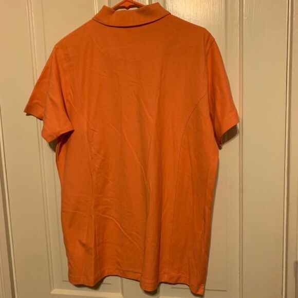 Cooperstown Dreams Park Size Women's XL Tangerine Polo Shirt NWT - Picture 6 of 6